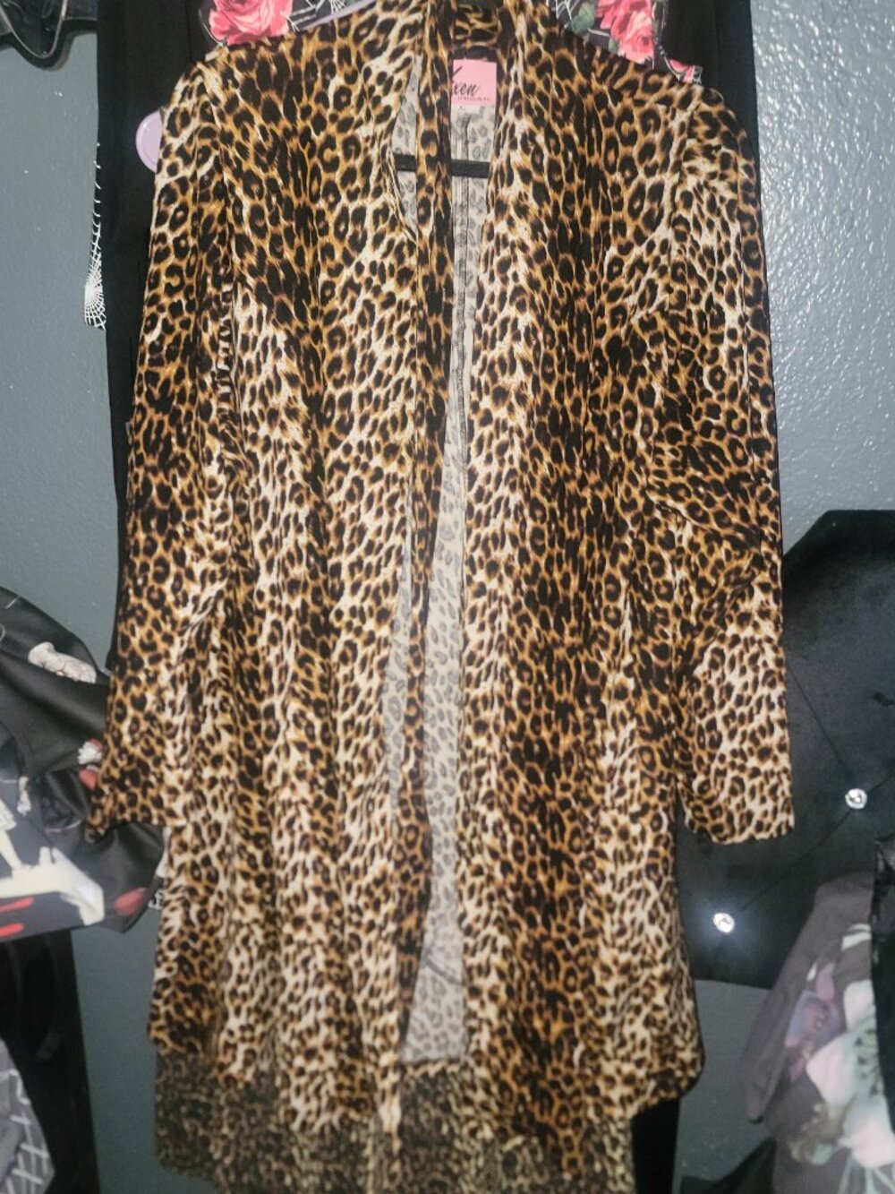 Vixen leopard cozy cardigan